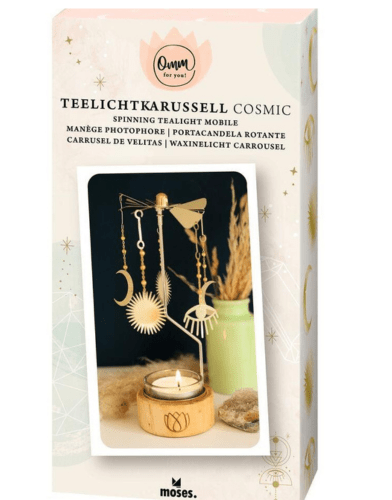 Theelichtje Carrousel Omm For you draait door warmte