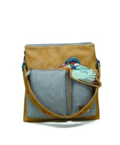 Hi-Di-Hi Kingfisher/shopper schoudertas
