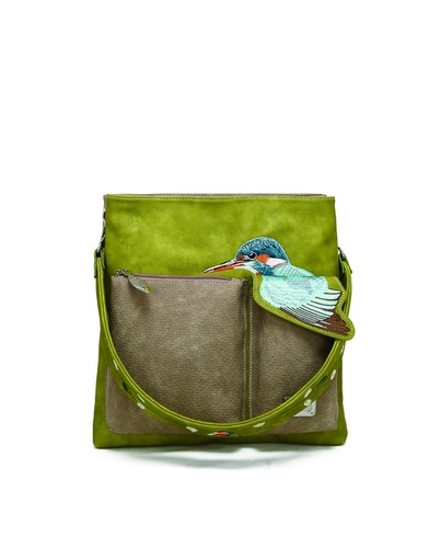 Hi-Di-Hi Kingfisher/shopper schoudertas - Afbeelding 2