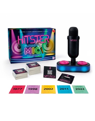 Hitster Flying Mic muzikaal partyspel van Jumbo