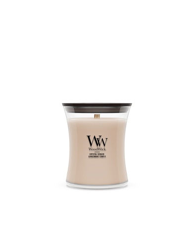 WoodWick Crystal Ginger geurkaars medium