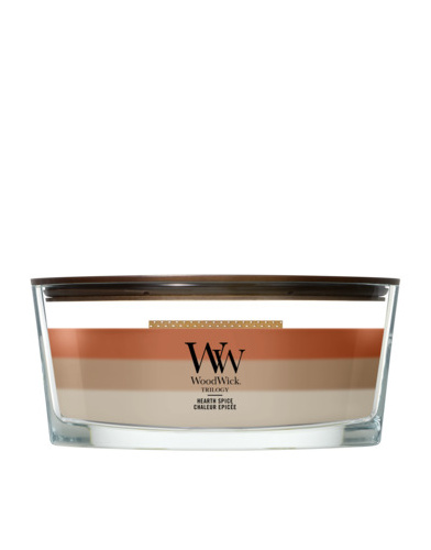 WoodWick Trilogy Hearth Spice geurkaars