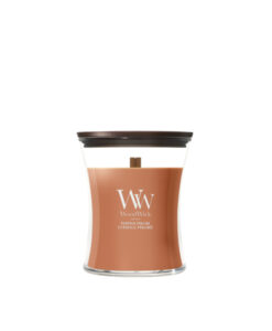 WoodWick Pumpkin Praline geurkaars medium