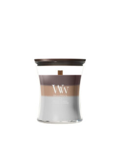 WoodWick Trilogy Radiant Cashmere geurkaars medium