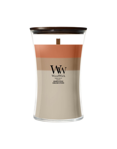 WoodWick Trilogy Hearth Spice geurkaars