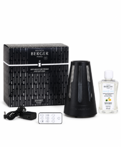 Satijnzwarte Maison Berger Amphora Mist Diffuser met verlichting